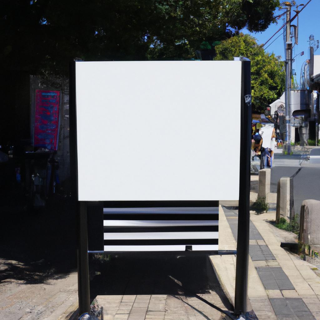 立川の自立式看板事例